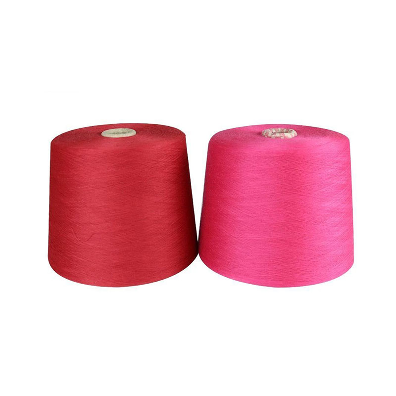 36 nm/2 Polyester-Mischgarn, Nylon-Kernspinngarn, Wolle, wie zum Stricken